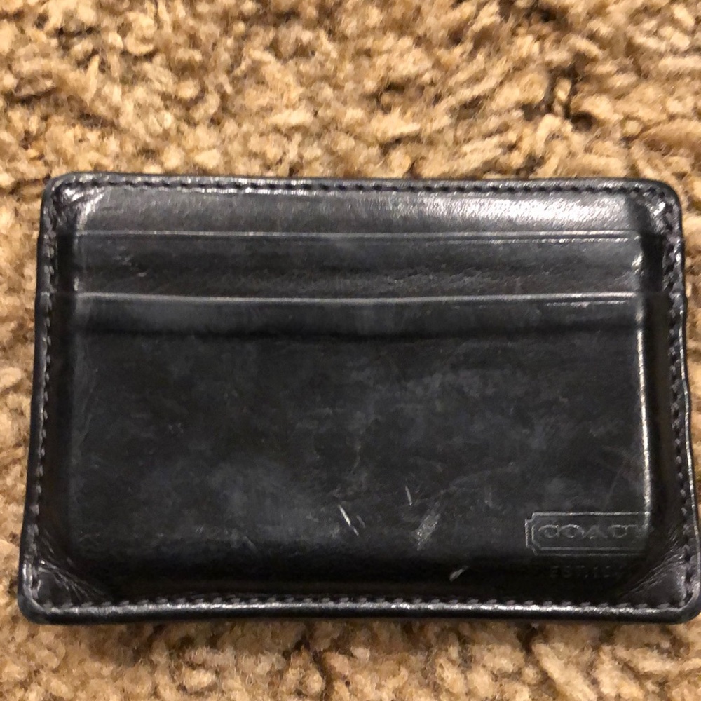 Coach card holder wallet